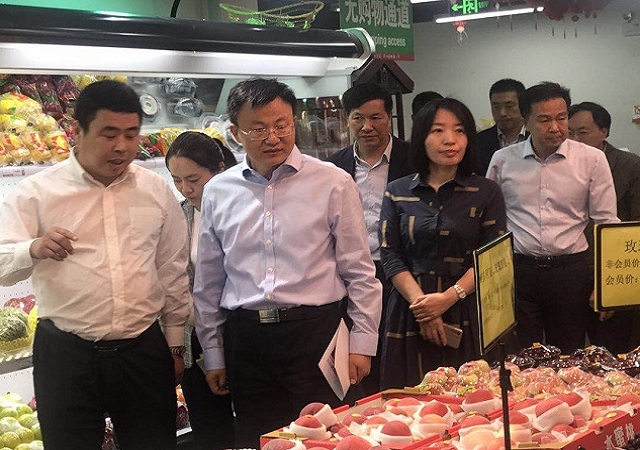 国家商务部领导 莅临“志广麻豆高清无码”草桥店视察指导